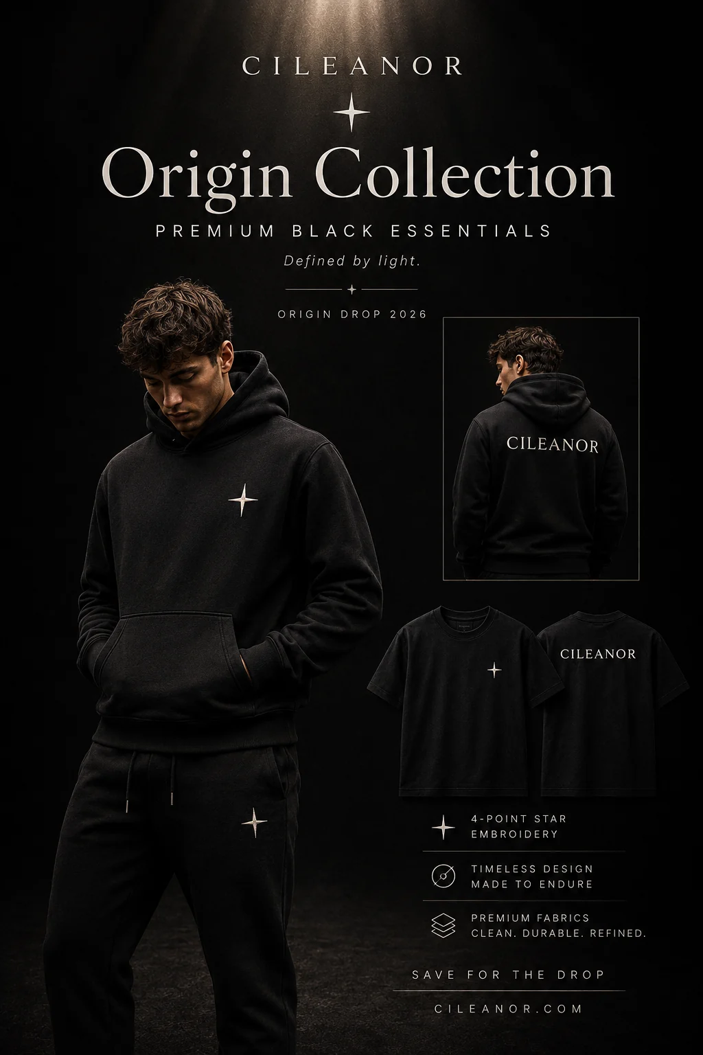 CILEANOR Origin Collection black essentials