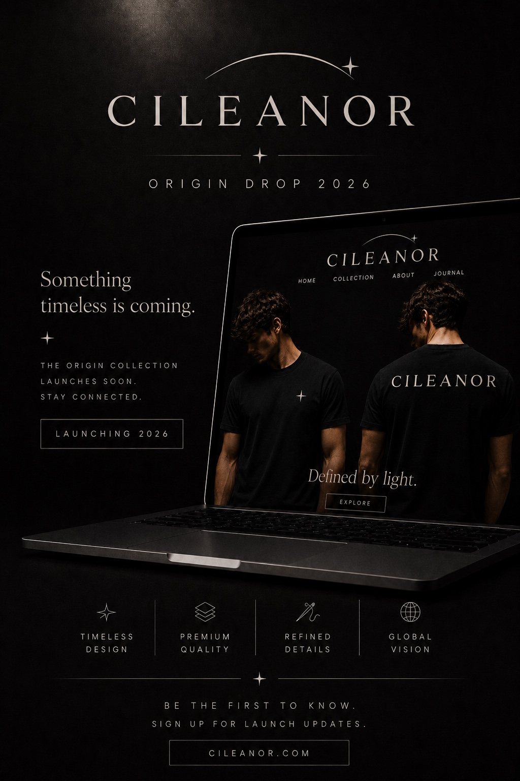 CILEANOR website launch update and Origin Drop 2026 preview