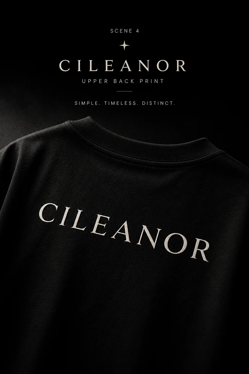 CILEANOR wordmark detail